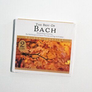 The Best Of Bach 2 CD Set Golden Classics Brand New Sealed